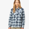 Norrøna svalbard  flannel Shirt W`s Blue fog