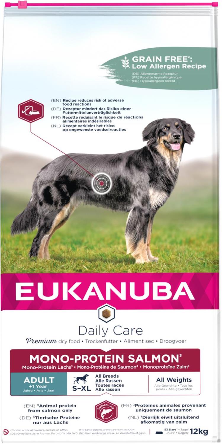 Eukanuba DilyCare Monoprotein Laks 12kg
