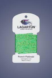 Lagartun French Flatbraid Varigrated Green