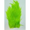 Whiting 4B's Rooster Saddle White dyed Fl. Green Chartreuse