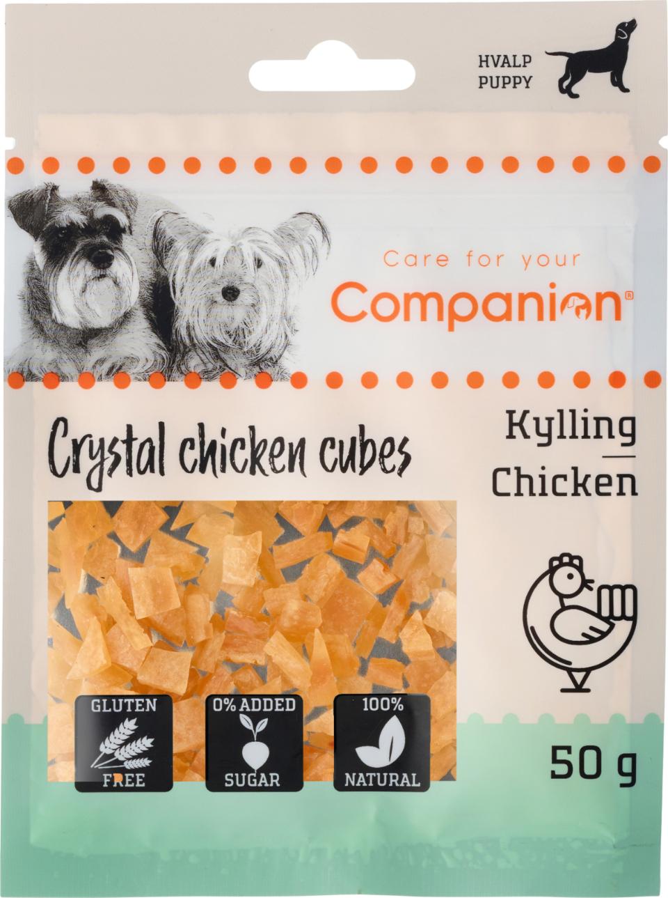 Companion Mini chicken cubes puppy 50g