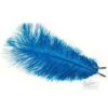 Micro Ostrich Spey Plumes Kingfisher Blue