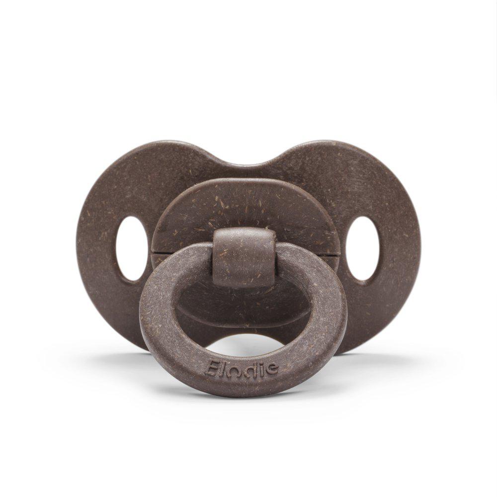 Elodie Bomboo Pacifier, Natural Rubber - Chocolate