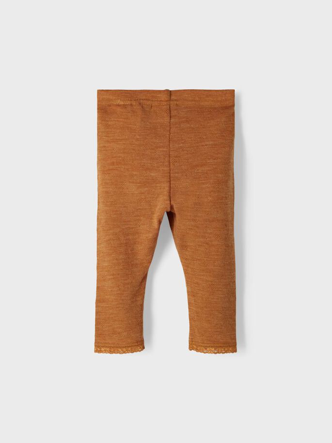 Wang Wool Legging, Baby - Brown sugar