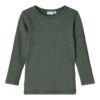 Wang Wool LS Top, Mini - Duck Green