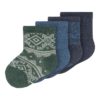 Wak Wool 4pk Sock, Baby - Ombre Blue