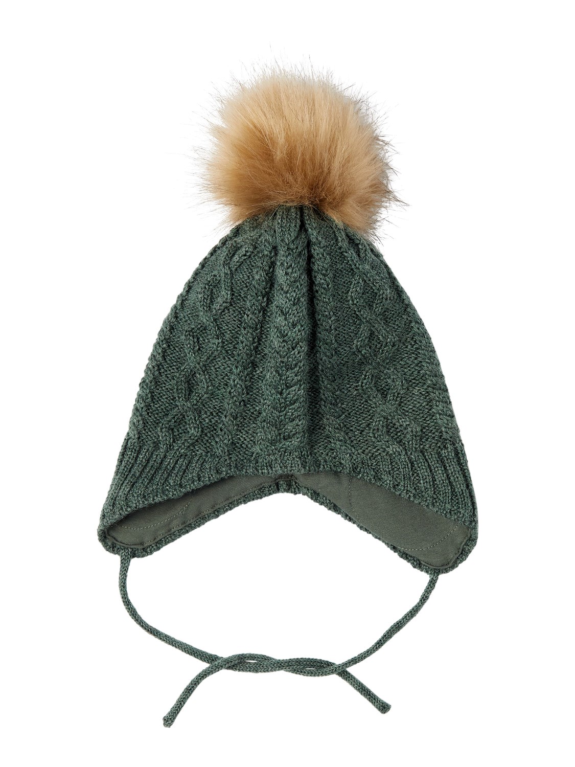 Wrilla Wool Knit Hat, baby - Duck Green