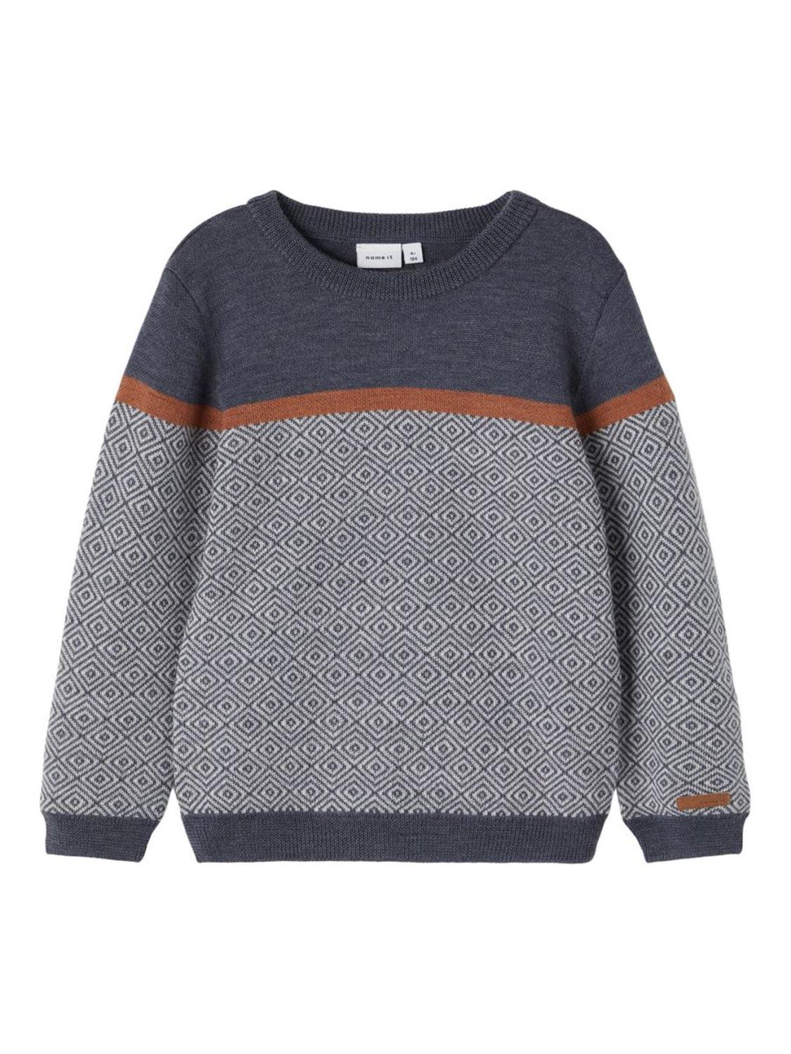 Whoopi Wool Knit - Ombre Blue