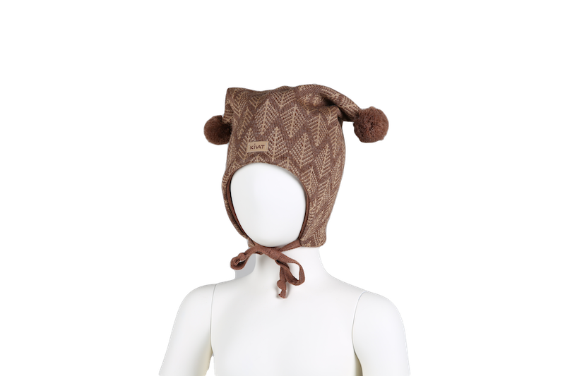 KIVAT Wool Knytelue - Brown