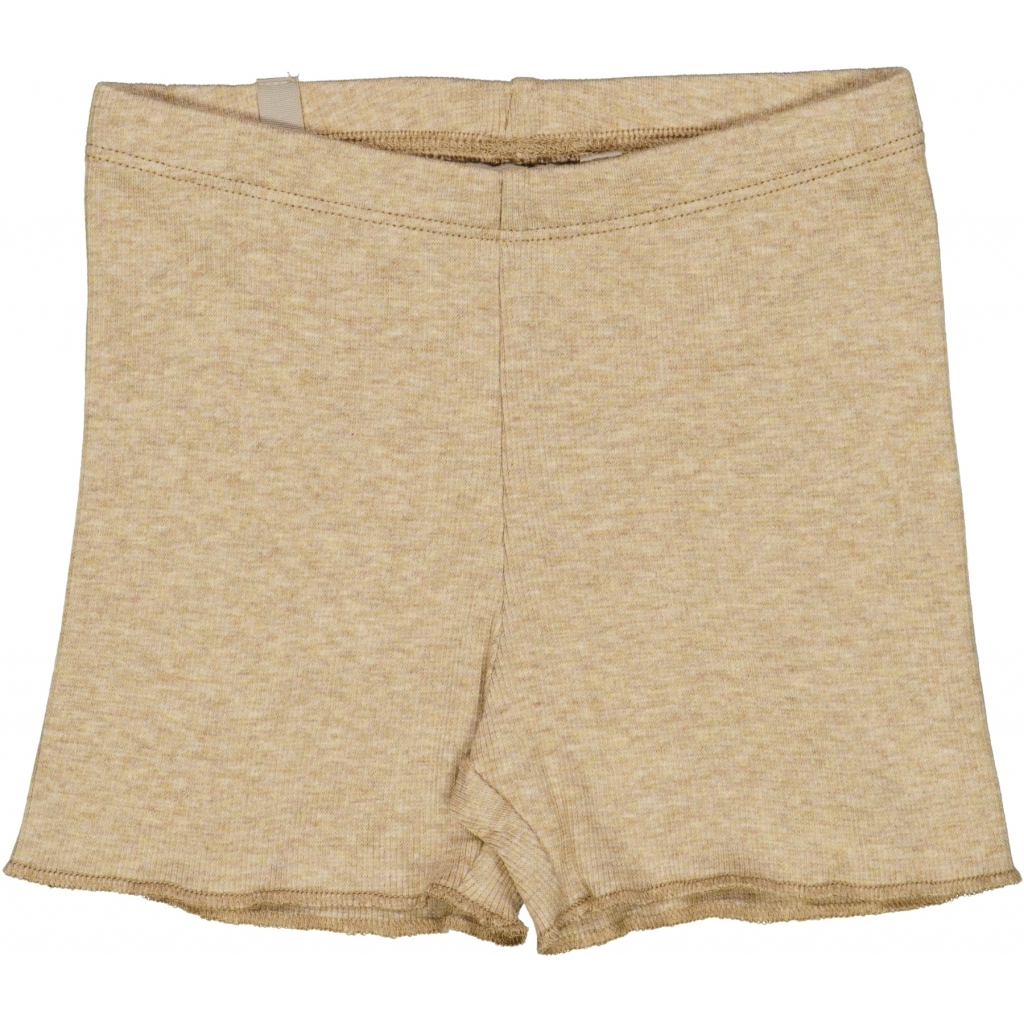 Wheat Rib Shorts - Dark Oat Mel