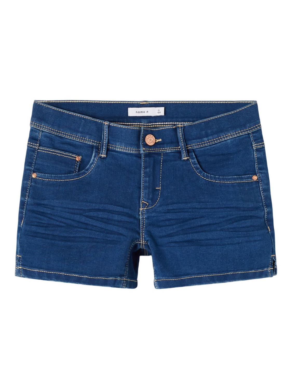 Salli Denim Shorts - Medium Blue Denim