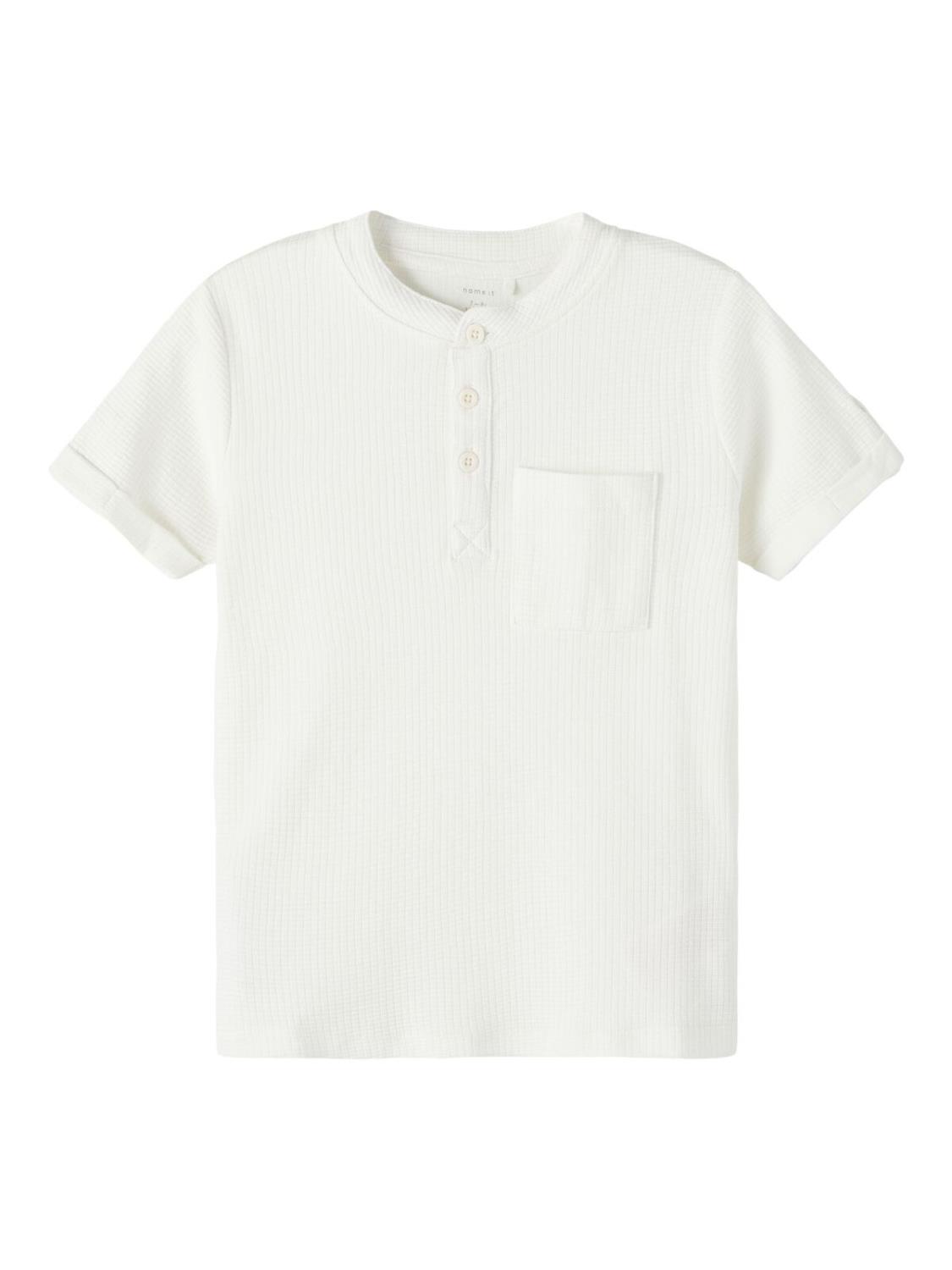 Hamathias ss T-shirt - White Alyssum