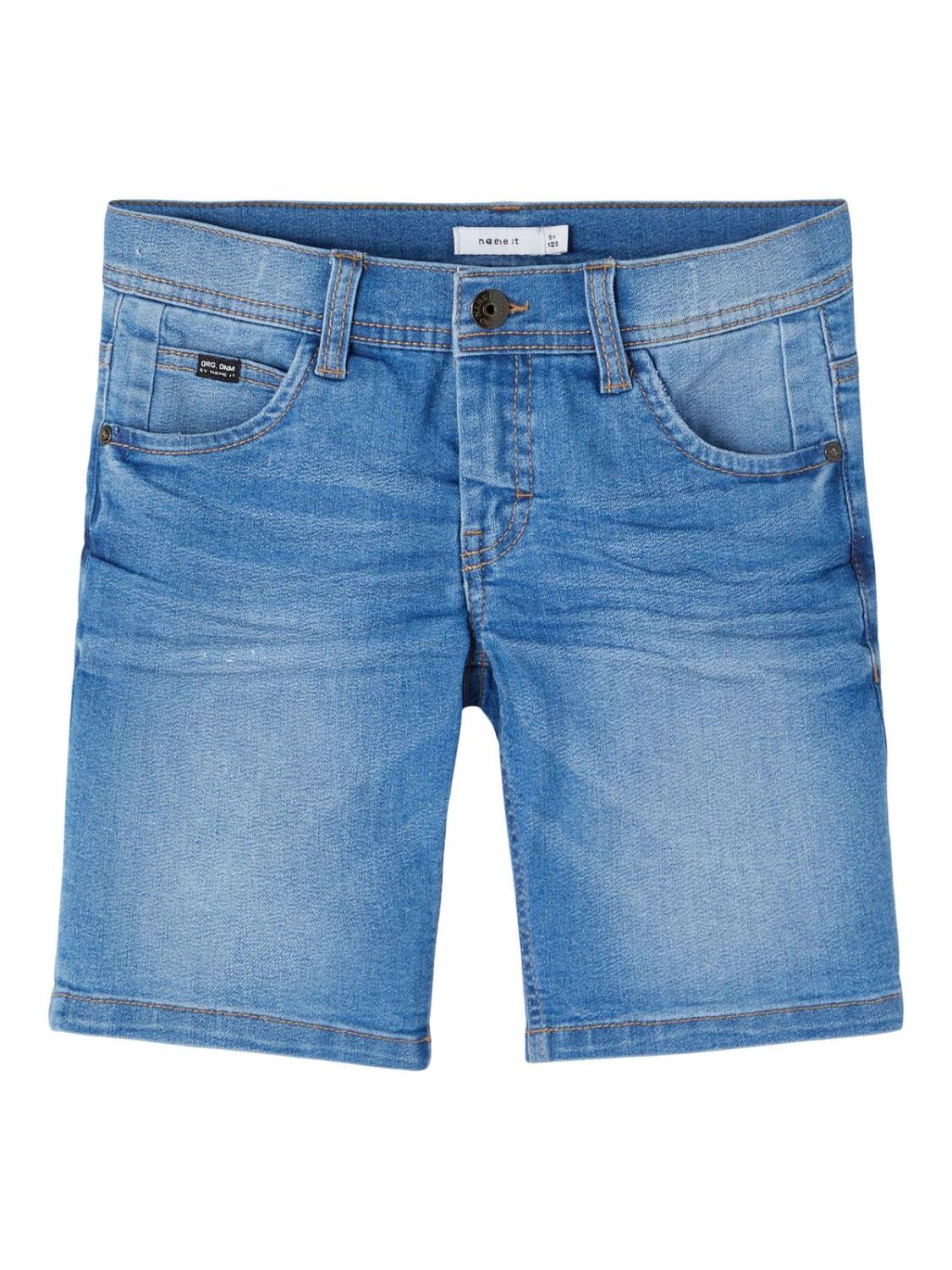 Sofus Denim Long Shorts - Light blue denim