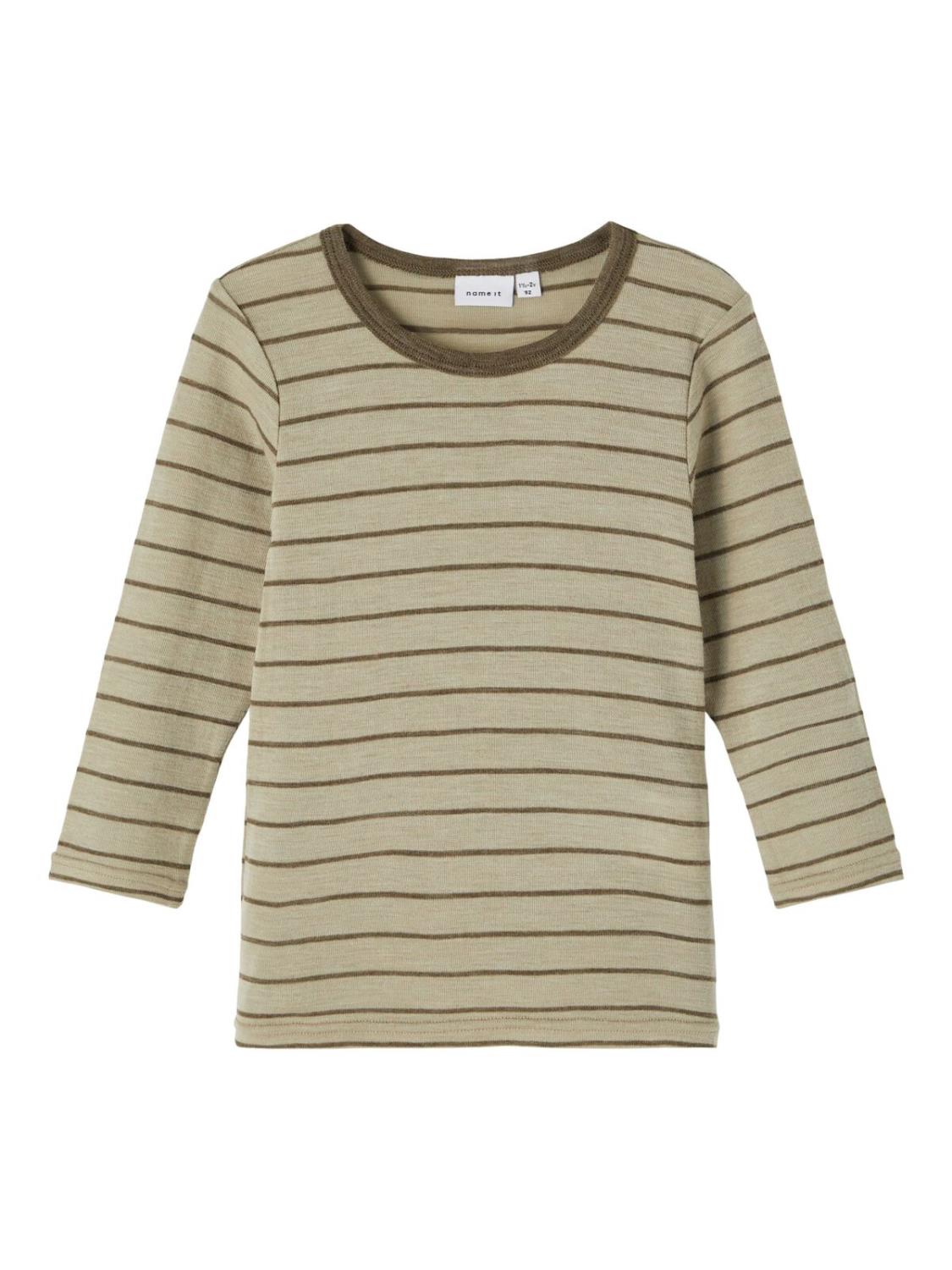 Wang Wool Plain Top - Silver Sage