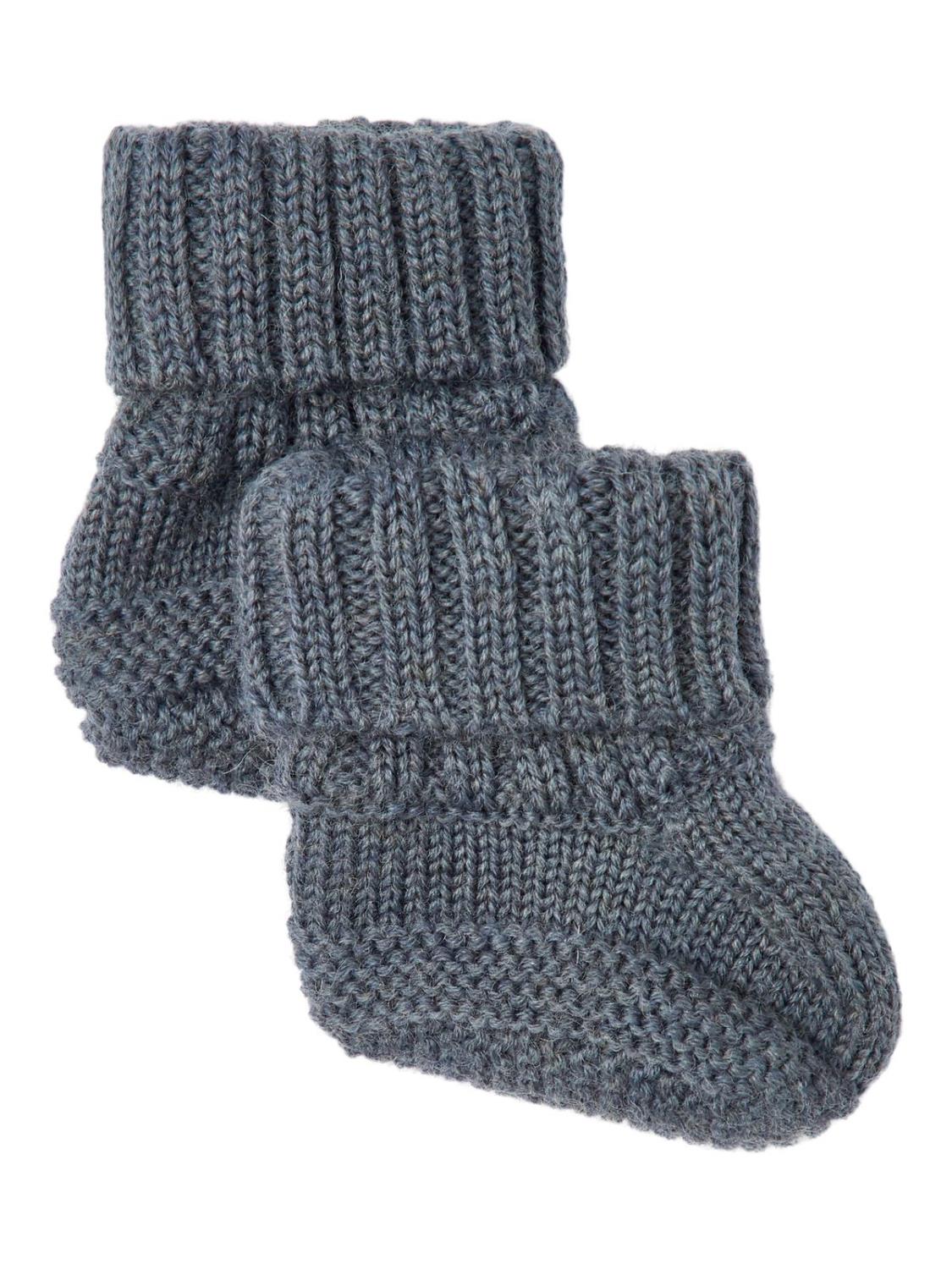 Wrilla Wool Knit Slippers - Turbulence