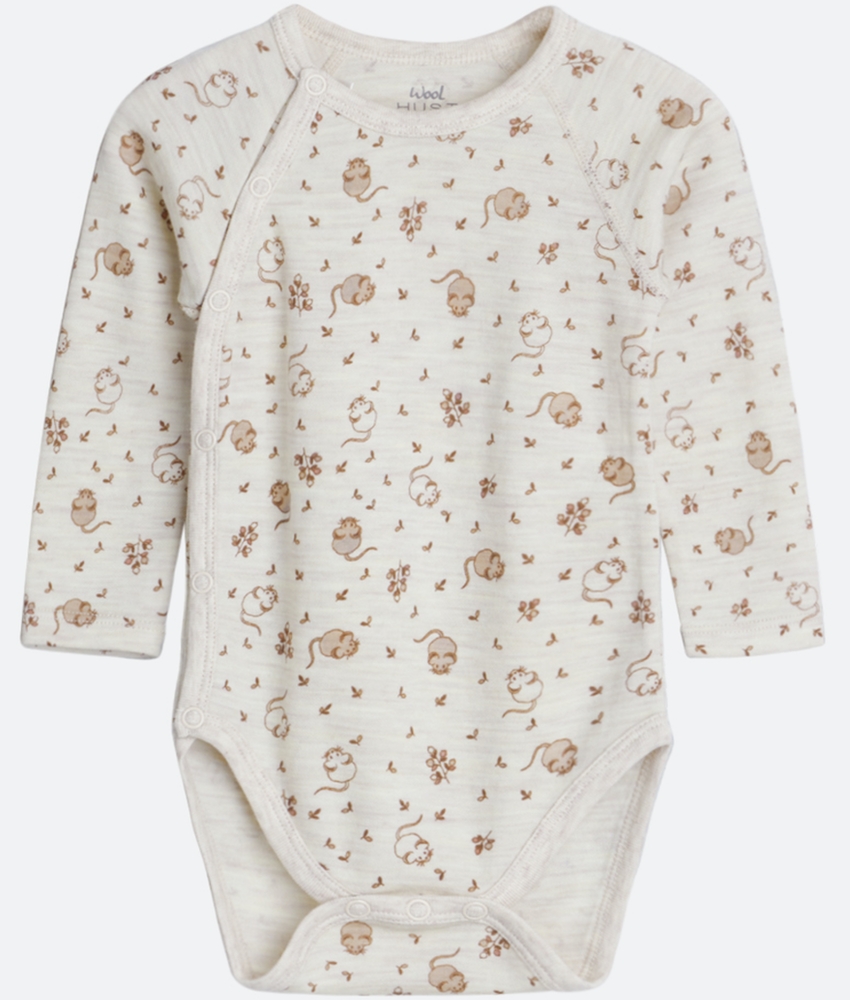 HUst&Claire Bia Wrap Body, Ull - Wheat