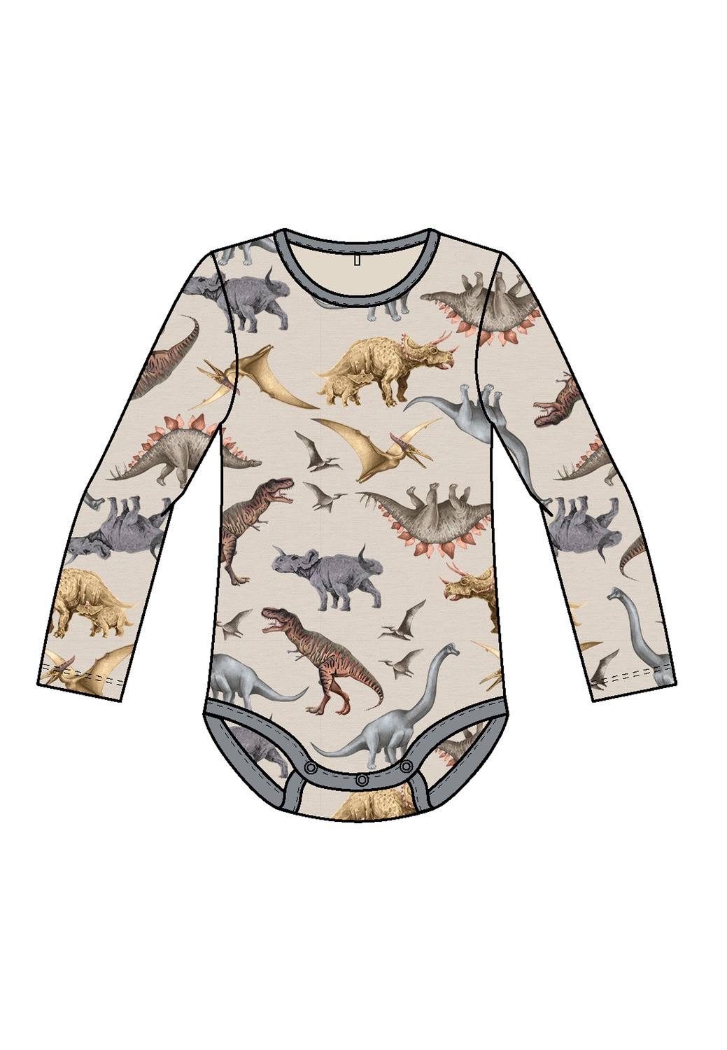 Willitus Wool Body - Turtledove/AOP