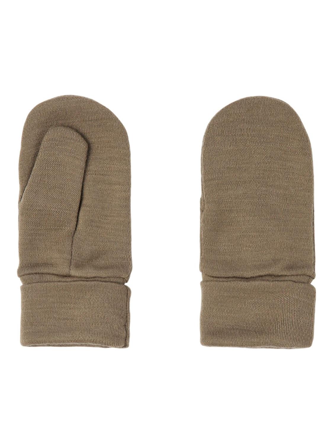 Willit Wool Mittens med tommel - Stone Gray