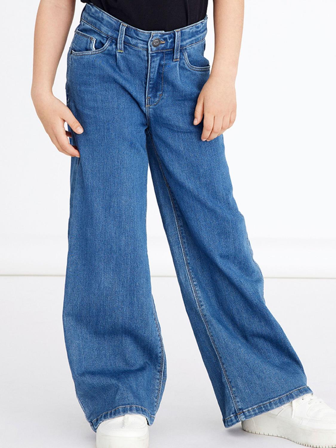 Bella Wide Jeans 1463 - Medium Blue Denim