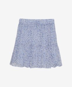 Creamie Skirt Flower Dobby - Blue