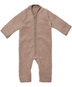 Huttelihut Perfy Babysuit Cotton Fleece - Ash Rose