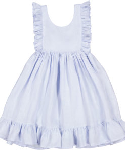 MarMar Danita Frill, Linen dress - Blue Mist