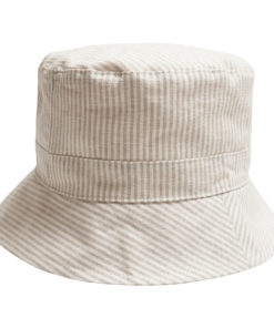 Huttelihut Bucket Hat Striped - Camel