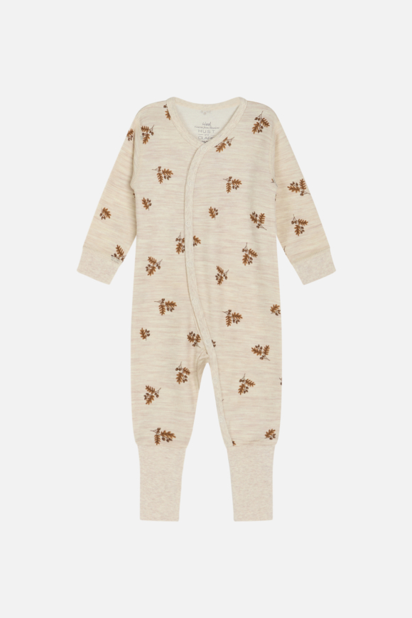 Hust&Claire Manu Ull/Bambus Heldress - Wheat Melange