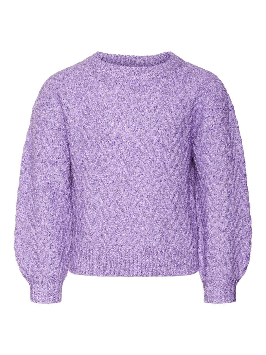 VERO MODA Mella Ls O-Neck Pullover - Sand Verbena/Melange