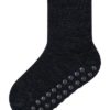 Waski Wool Socks med antiskli - Blue Graphite