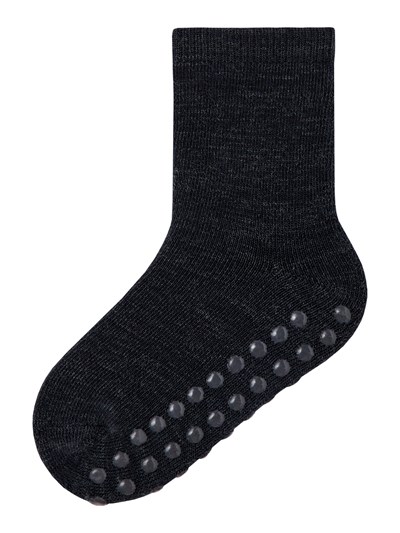 Waski Wool Socks med antiskli - Blue Graphite
