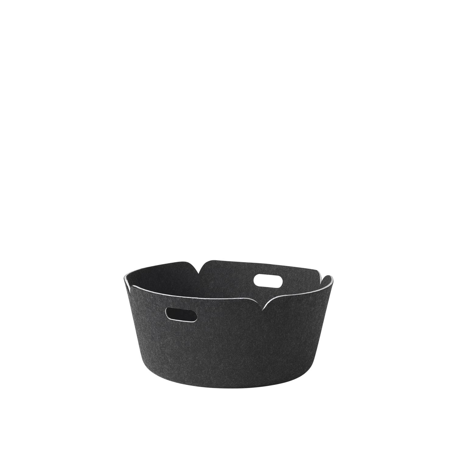 Muuto - Restore Round Basket - Black Melange