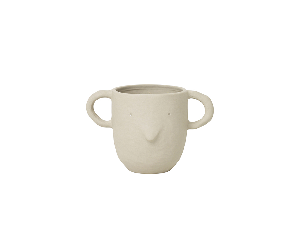 Ferm Living - Mus Plant Pot - Sand - Large