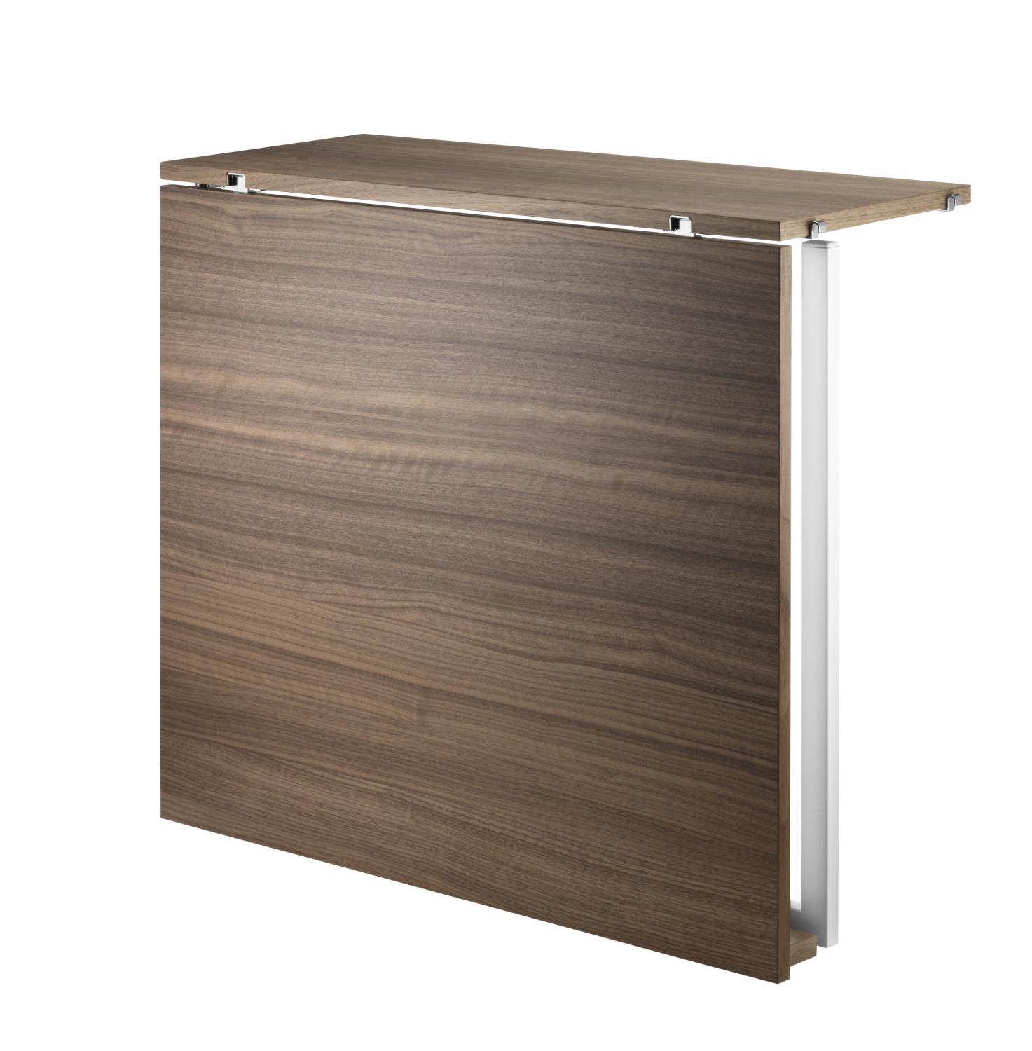 String - Folding Table - Walnut and White