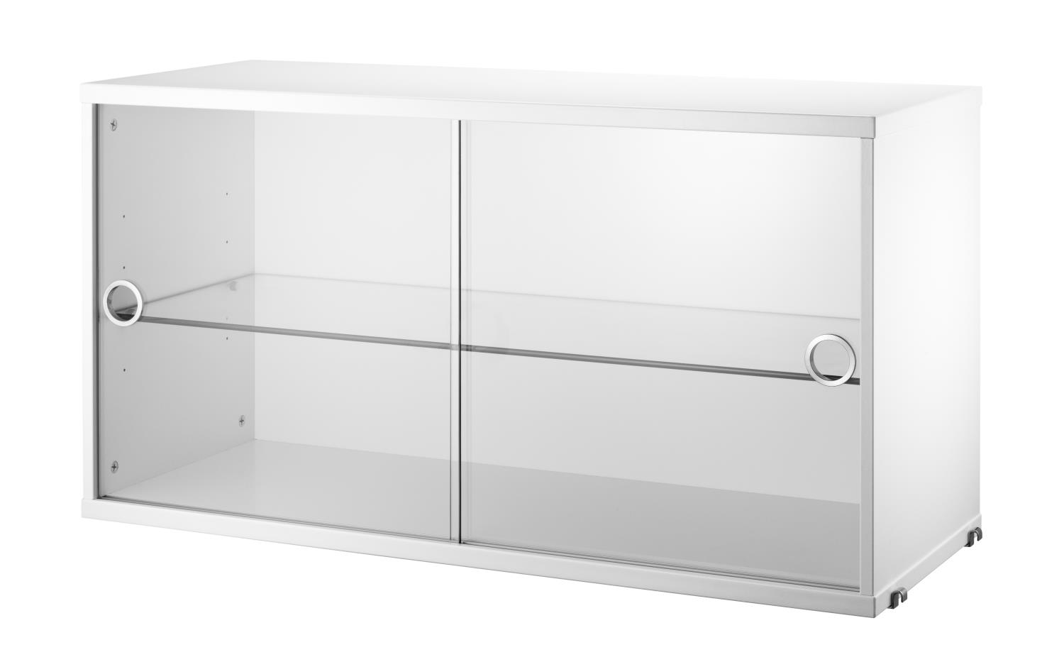 String - Display Cabinet w78 x d30 x h42 cm - White