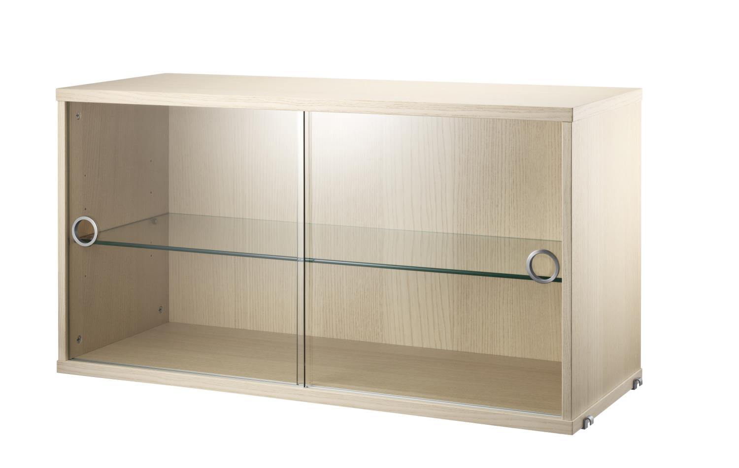 String - Display Cabinet w78 x d30 x h42 cm - Ash