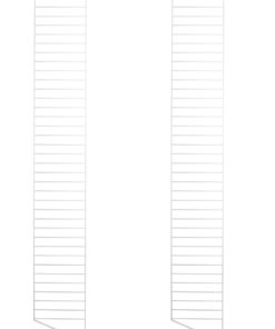 String - Floor Panel h200 x d30 cm - White - 2pk
