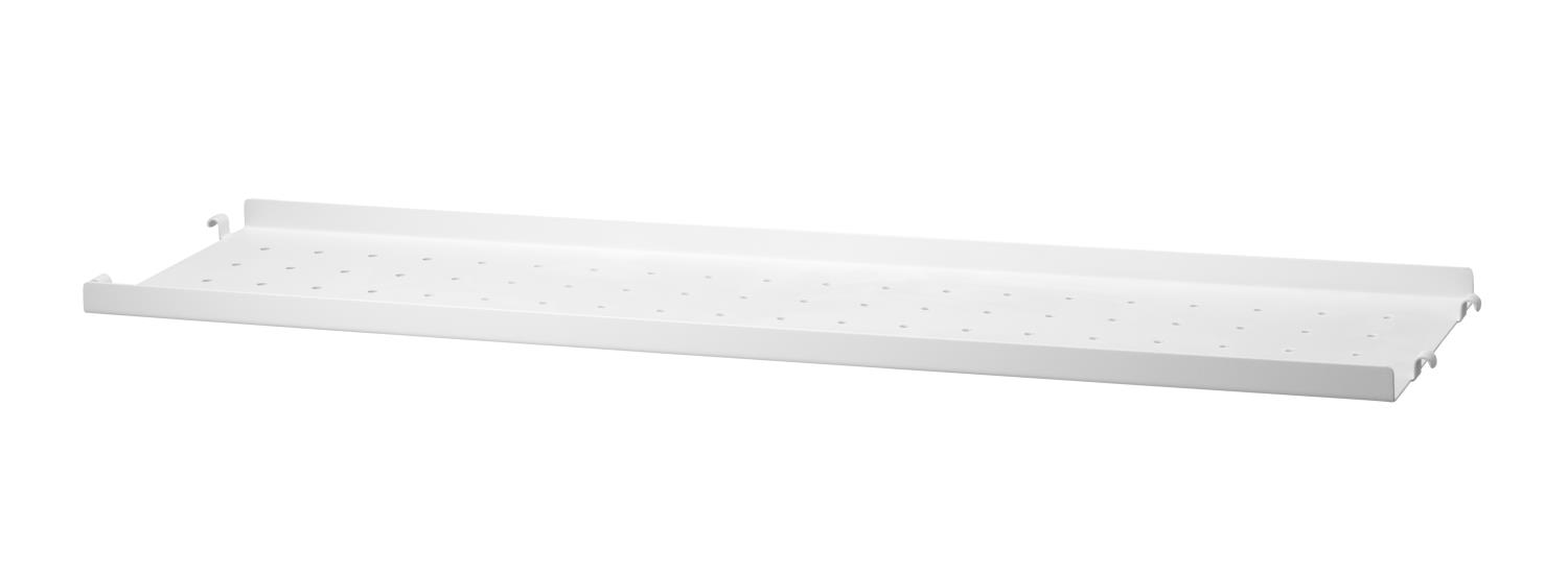 String - Metal Shelf Low w78 x d20 cm - White