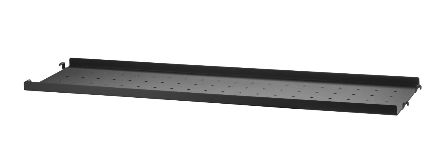 String - Metal Shelf Low w78 x d20 cm - Black
