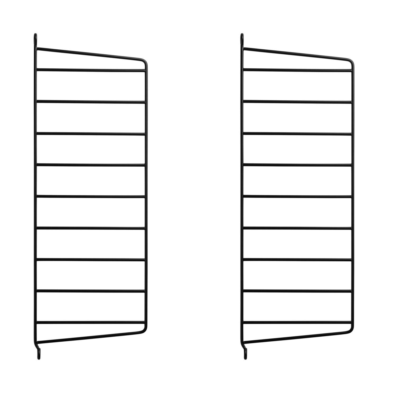 String - Wall Panel h50 x d20 cm - Black - 2pk