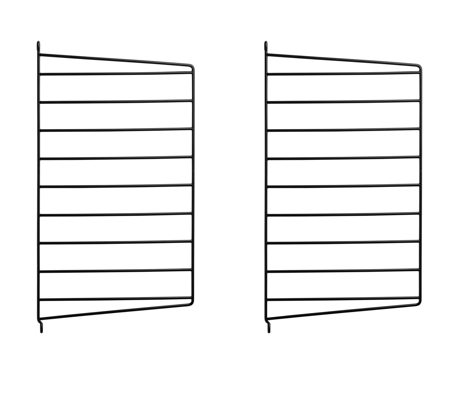 String - Wall Panel h50 x d30 cm - Black - 2pk