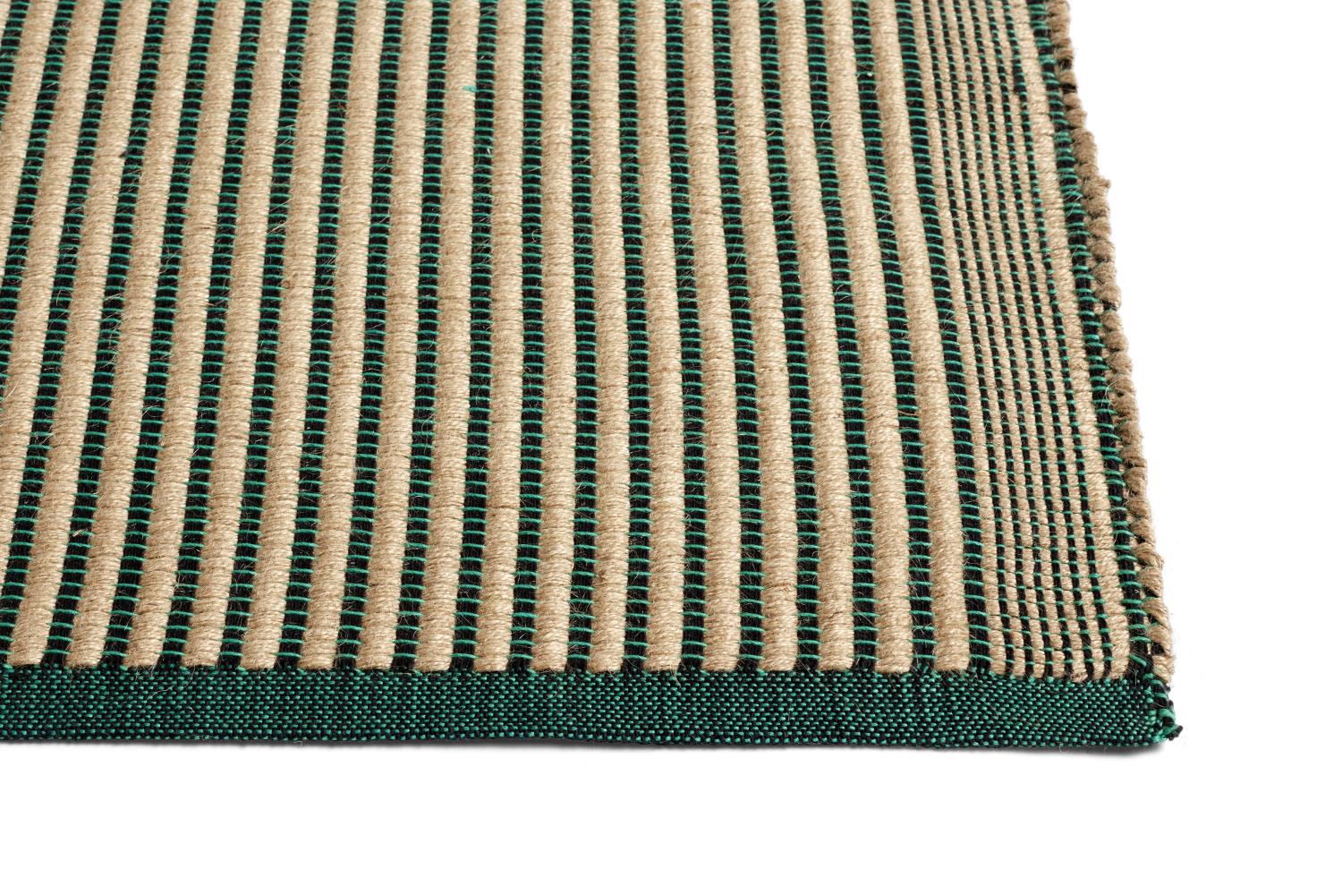 HAY - Tapis - 80x200 - Black and Green