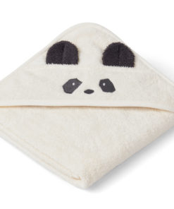 Liewood - Albert babyhåndkle - Panda Creme