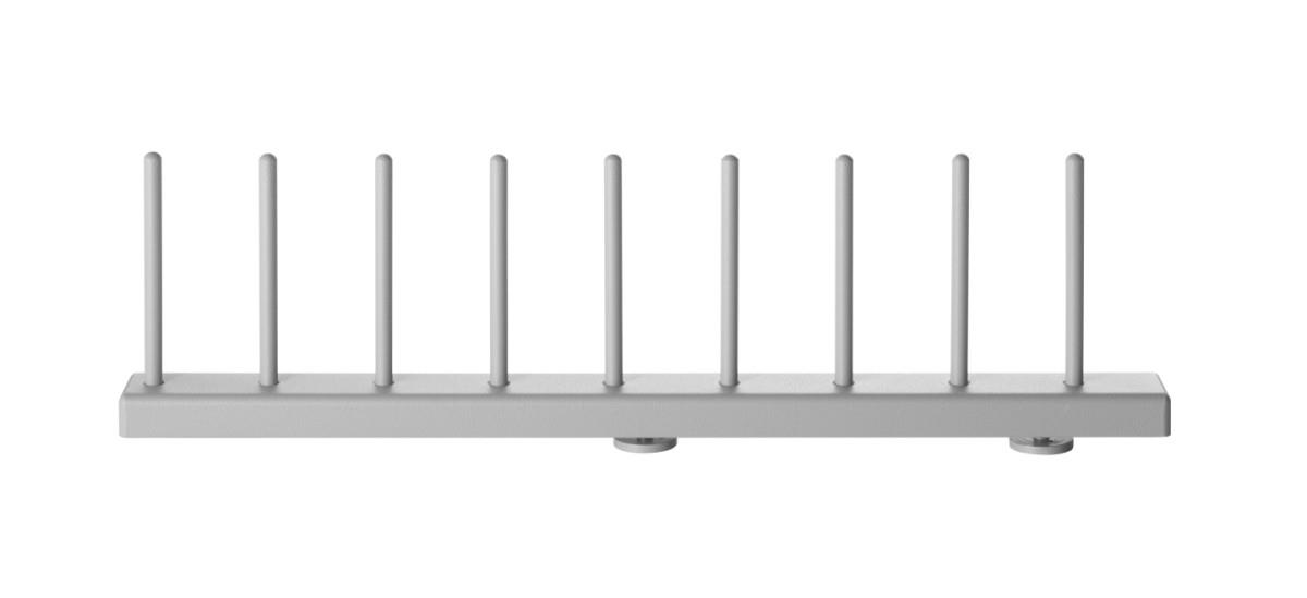 String - Plate Rack 2pk - Depth 30 - Grey