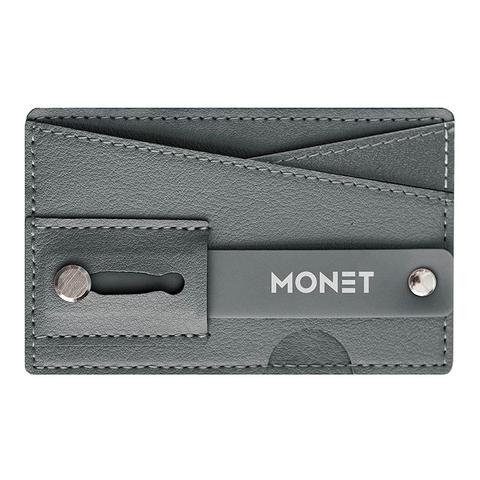 Monet - Phone Grip Wallet Kickstand - Stealth Grey