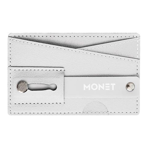 Monet - Phone Grip Wallet Kickstand - White