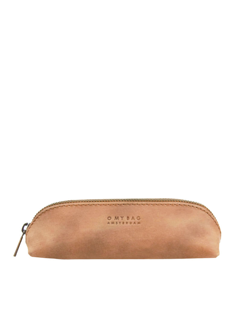 O My Bag - Pencil Case - Small - Camel Hunter Leather