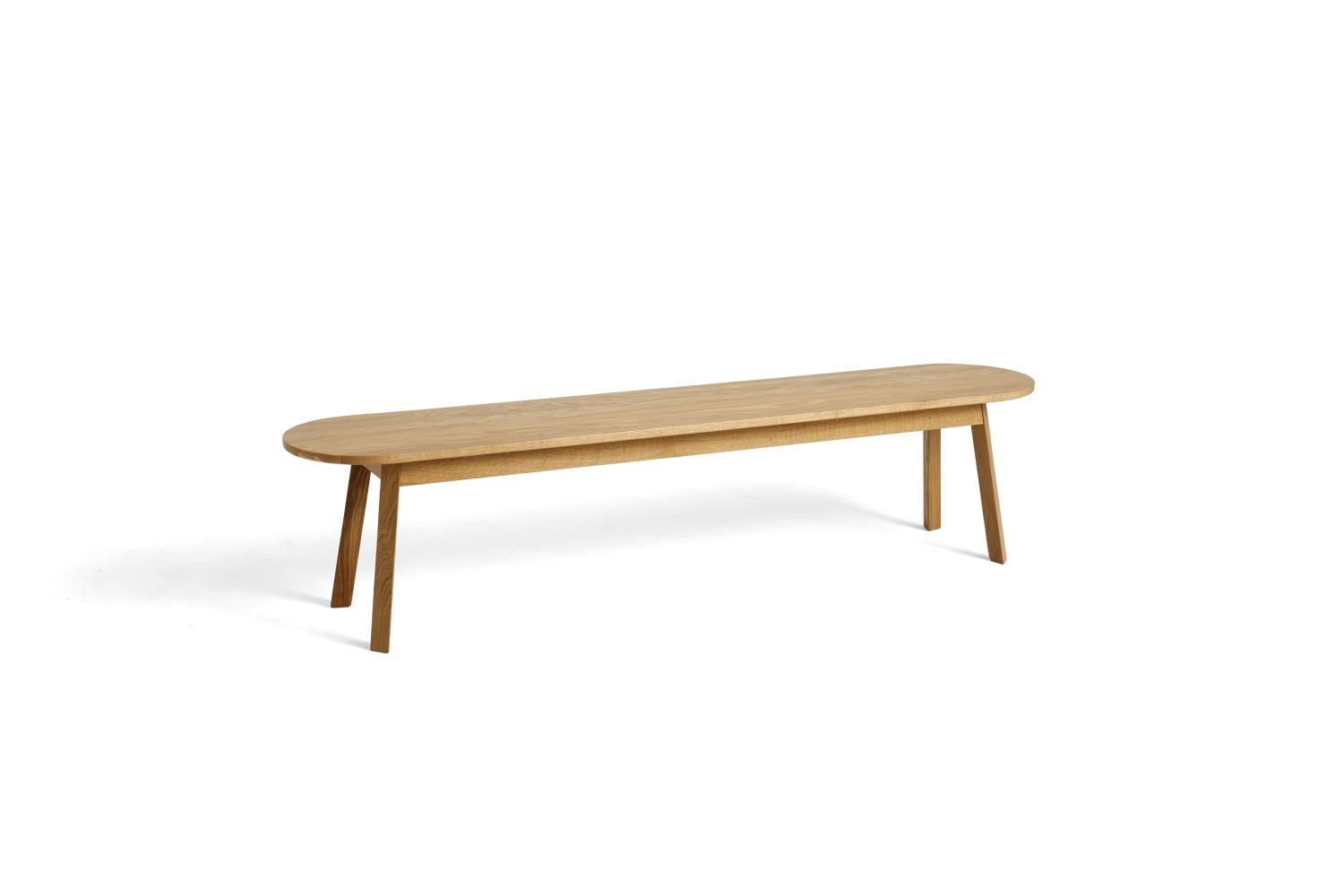 HAY - Triangle Leg Bench - L200 - Water-Based Lacquered Oak