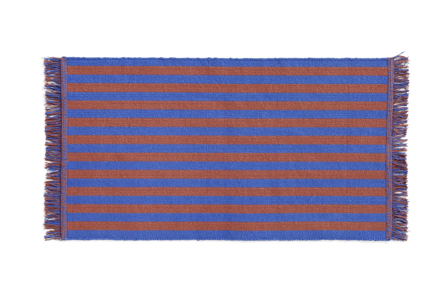 HAY - Stripes and Stripes Door Mat - Cacao Sky
