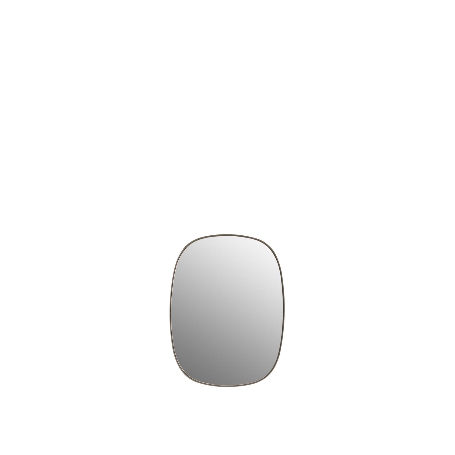 Muuto - Framed Mirror - Small - Taupe and Clear